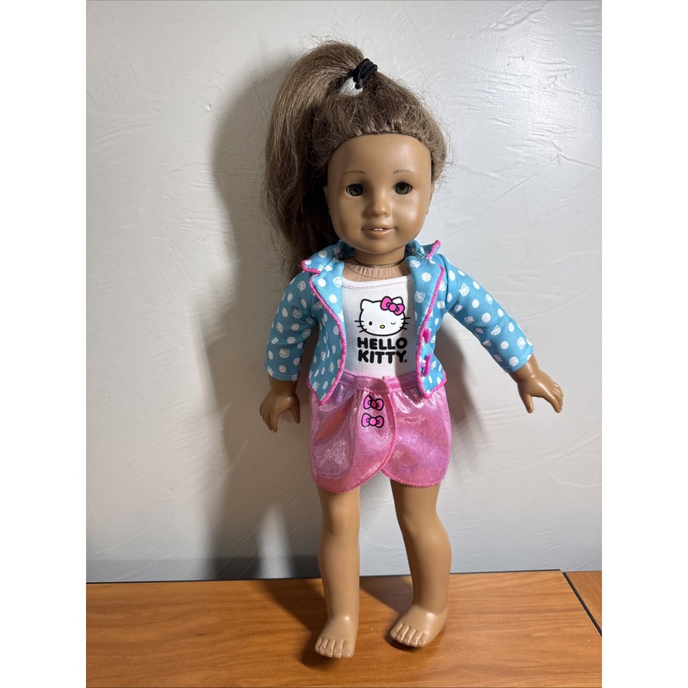 American Girl Kanani Akina 2011 GOTY Doll Off Branded Hello Kitty Outfit